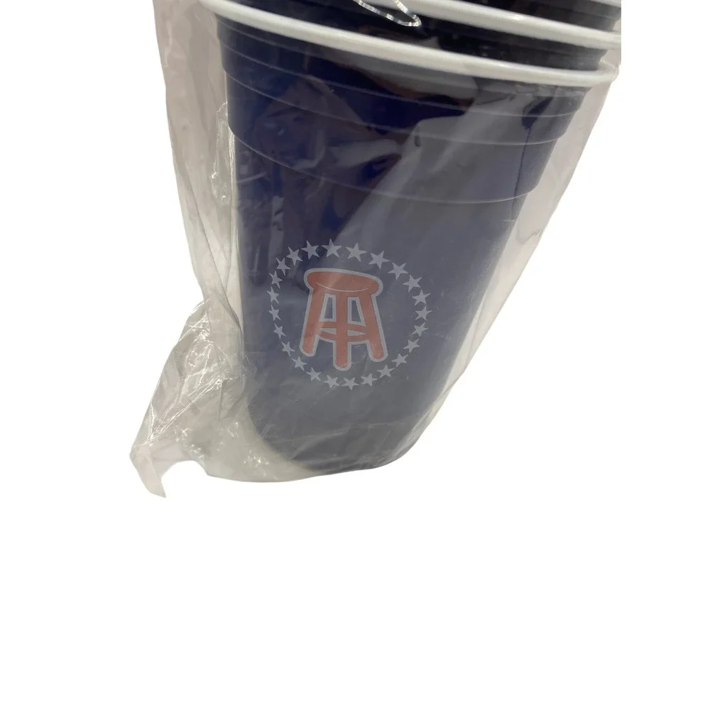 Beer Pong Barstool Sports 14 Pack Blue Drink Cups‎ Party Supplies New Flip Cup